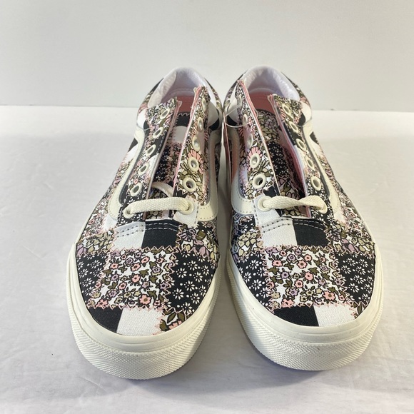 Vans Old Skool Patchwork Floral Marshmallow Sneakers - Picture 4 of 7